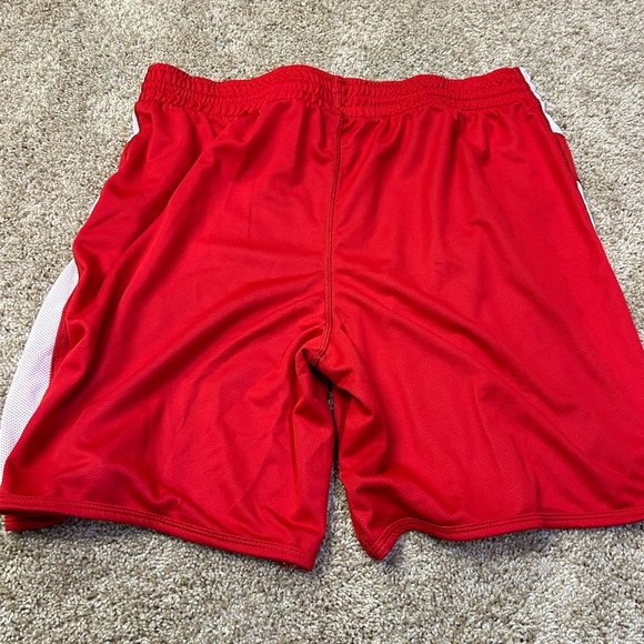 Champ Pro Athletic Shorts Size XL and 2X Red and White - Picture 2 of 6